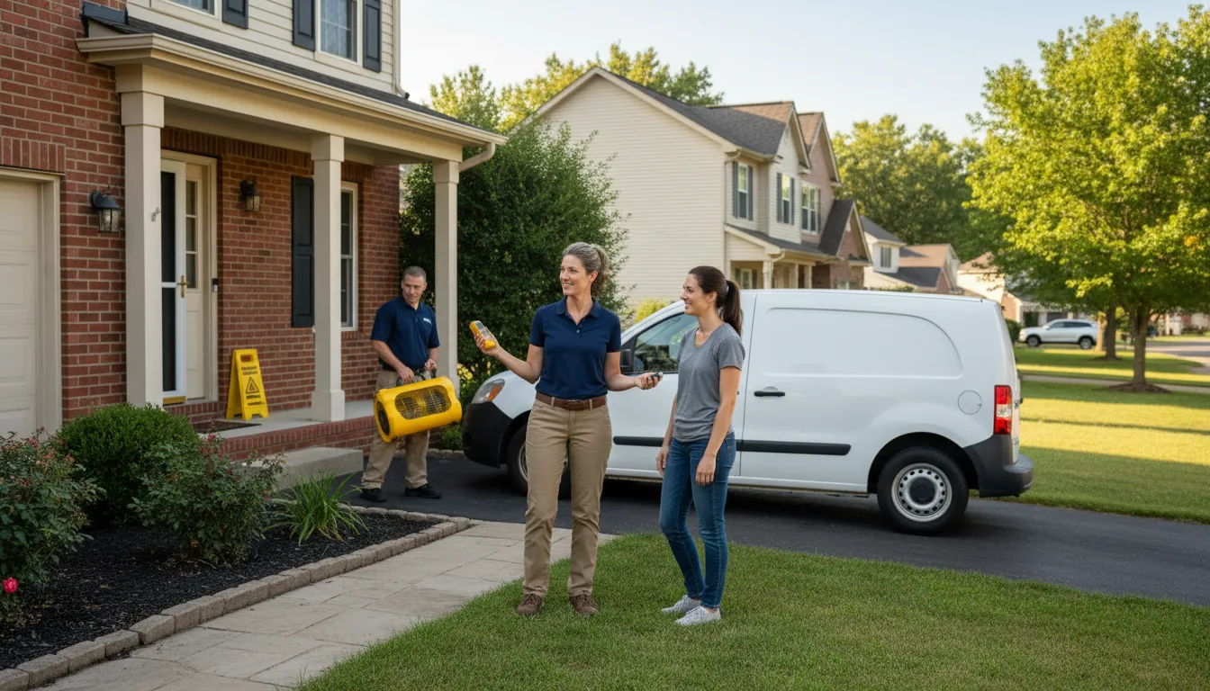 Water restoration image for Water Damage & Restoration Services in Lipscomb, TX